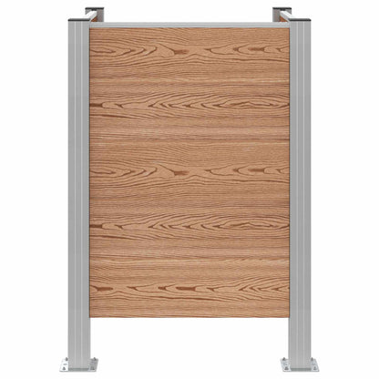 Recinzione Contenitore per Rifiuti Marrone 85 x 85 x 115 cm | homemem39