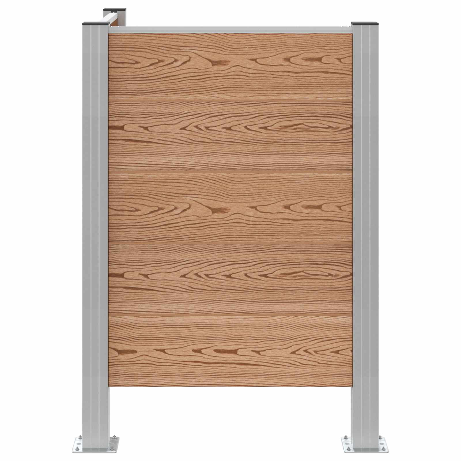 Recinzione Contenitore per Rifiuti Marrone 85 x 85 x 115 cm | homemem39
