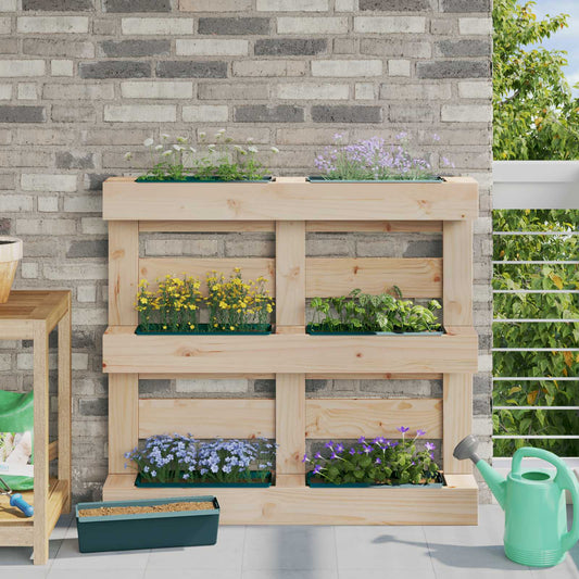 Fioriere per Euro pallet 12 pcs Verde 36 x 13,5 x 9,5 cm | homemem39