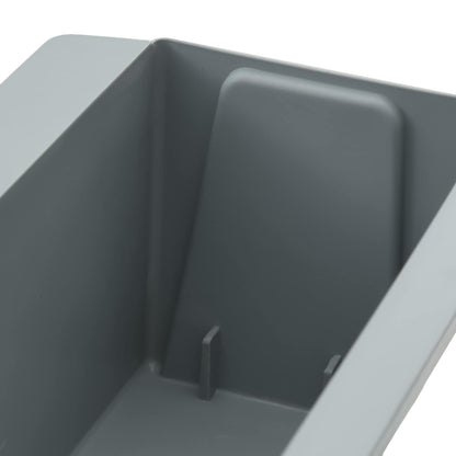 Fioriere per Euro pallet 12 pcs Grigio chiaro | homemem39