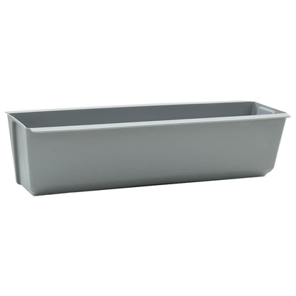 Fioriere per Euro pallet 12 pcs Grigio chiaro | homemem39