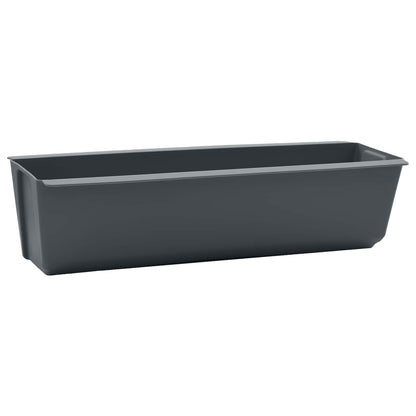 Fioriere per Euro pallet 24 pcs Grigio 36 x 13,5 x 9,5 cm | homemem39