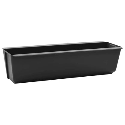 Fioriere per Euro pallet 24 pcs Nero 36 x 13,5 x 9,5 cm | homemem39