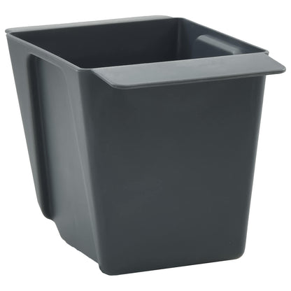 Fioriere per Euro pallet 24 pcs Grigio 13,5 x 9 x 9,5 cm | homemem39