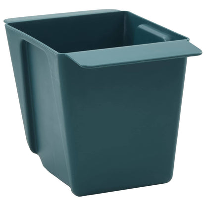 Fioriere per Euro pallet 24 pcs Verde 13,5 x 9 x 9,5 cm | homemem39