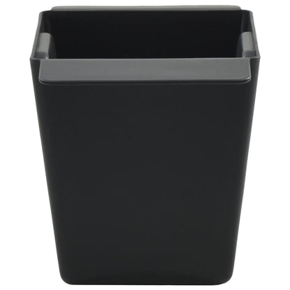 Fioriere per Euro pallet 24 pcs Nero 13,5 x 9 x 9,5 cm | homemem39