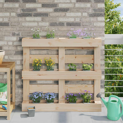 Fioriere per Euro pallet 24 pcs Grigio chiaro 13,5 x 9 x 9,5 cm | homemem39