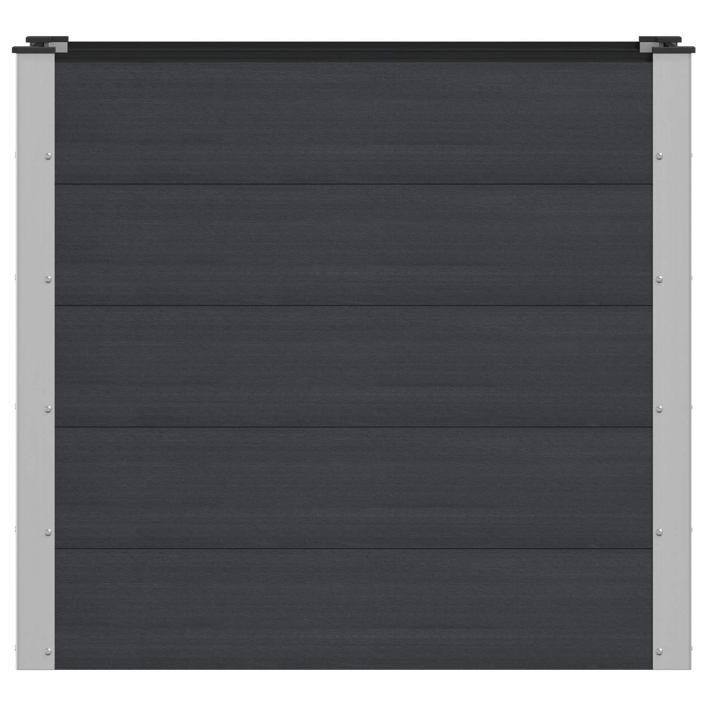 Letto rialzato da giardino Nero 100 x 50 x 91 cm | homemem39
