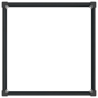 Letto rialzato da giardino Nero 100 x 100 x 54 cm | homemem39