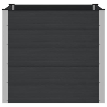 Letto rialzato da giardino Nero 100 x 100 x 91 cm | homemem39