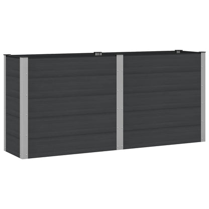 Letto rialzato da giardino Nero 200 x 50 x 91 cm | homemem39