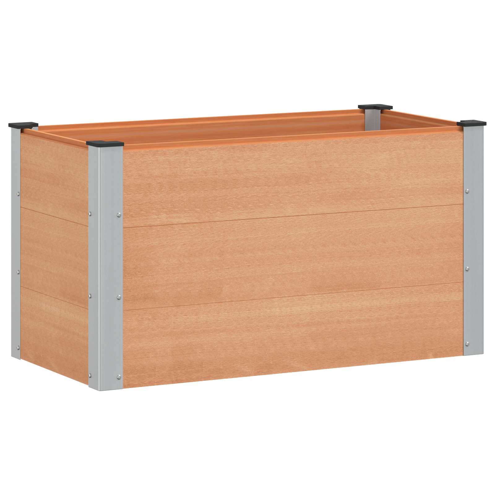 Letto rialzato da giardino Marrone 100 x 50 x 54 cm | homemem39