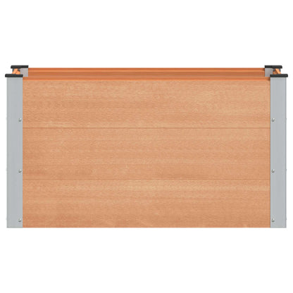 Letto rialzato da giardino Marrone 100 x 50 x 54 cm | homemem39