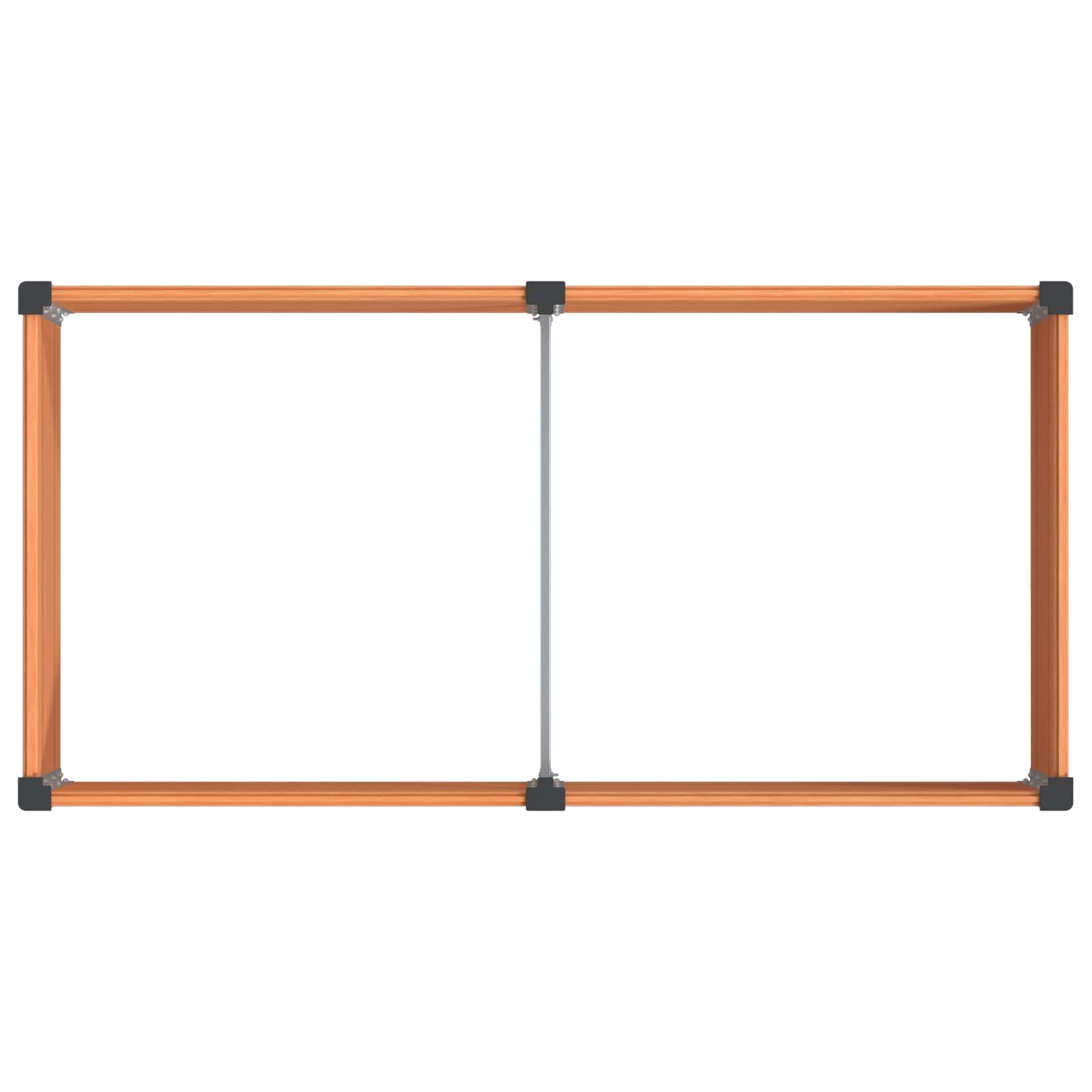 Letto rialzato da giardino Marrone 100 x 50 x 54 cm | homemem39