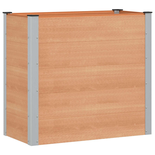 Letto rialzato da giardino Marrone 100 x 50 x 91 cm | homemem39