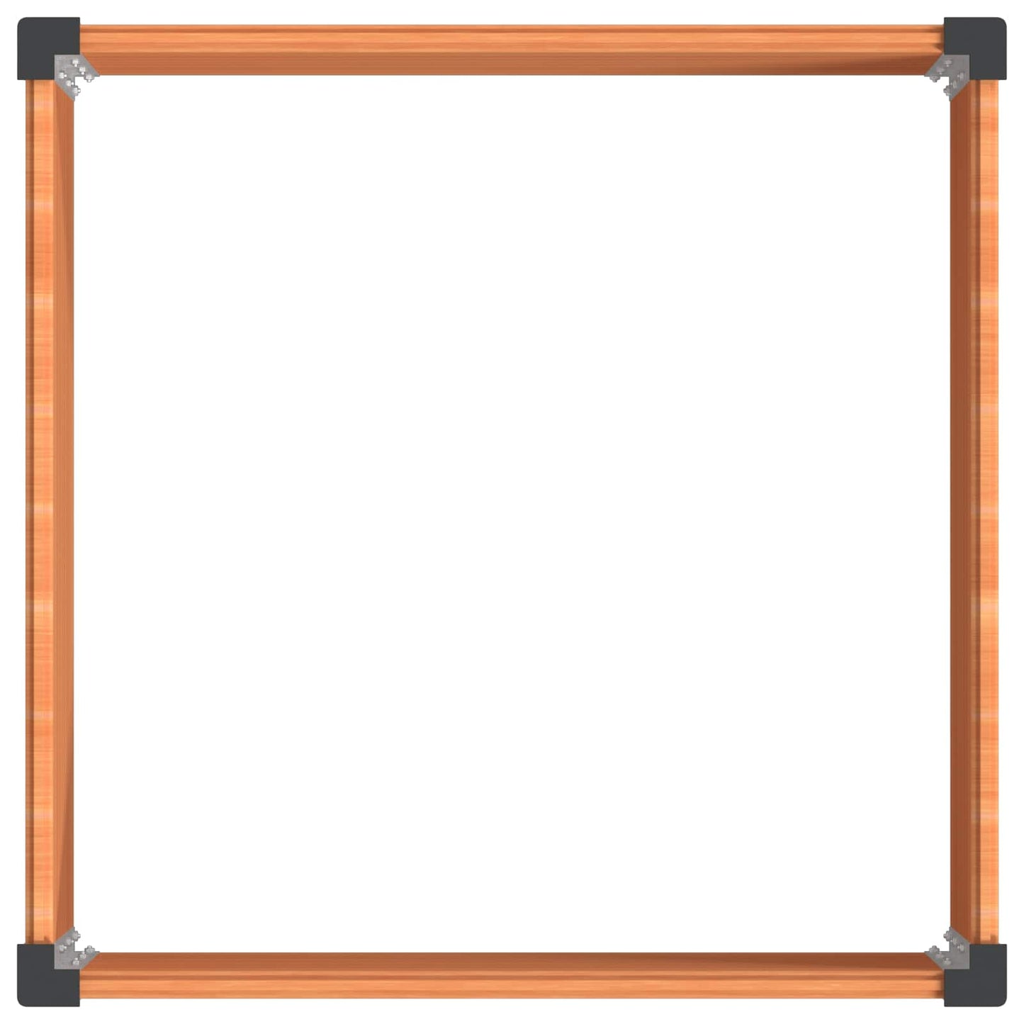 Letto rialzato da giardino Marrone 100 x 100 x 54 cm | homemem39