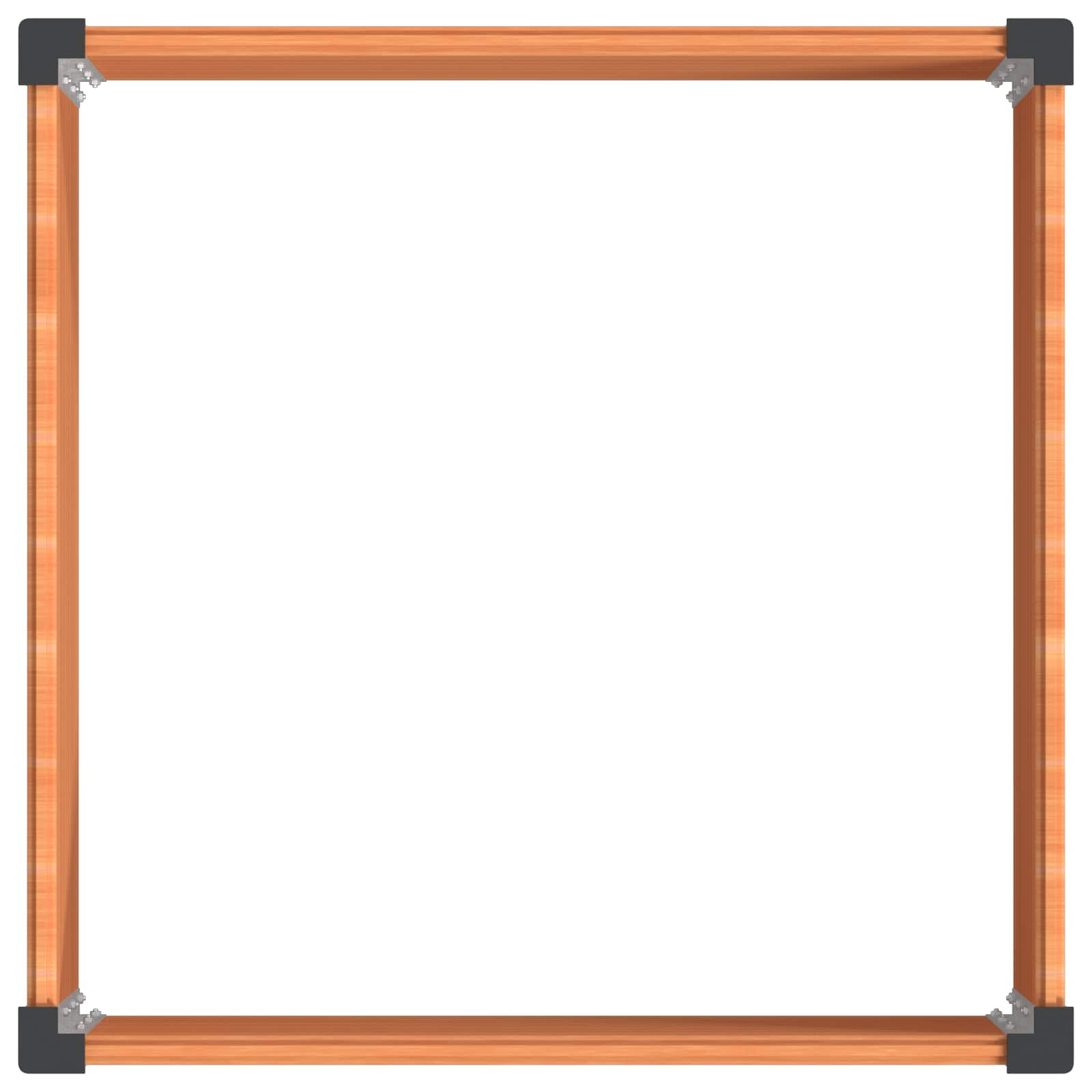 Letto rialzato da giardino Marrone 100 x 100 x 54 cm | homemem39