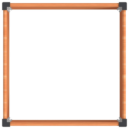 Letto rialzato da giardino Marrone 100 x 100 x 54 cm | homemem39