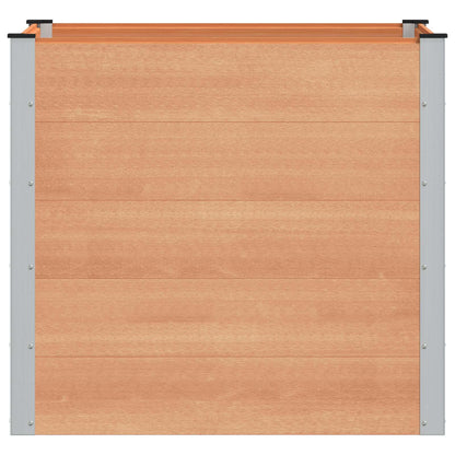 Letto rialzato da giardino Marrone 100 x 100 x 91 cm