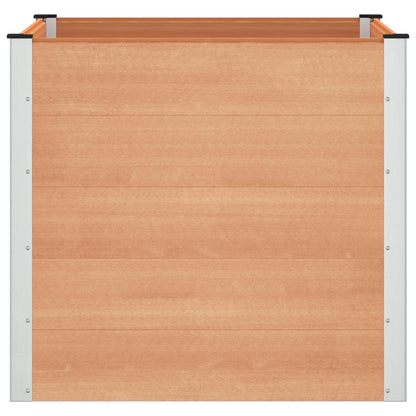 Letto rialzato da giardino Marrone 100 x 100 x 91 cm