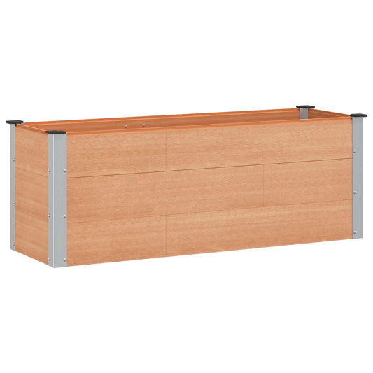 Letto rialzato da giardino Marrone 150 x 50 x 54 cm | homemem39