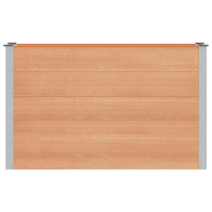 Letto rialzato da giardino Marrone 150 x 50 x 91 cm | homemem39