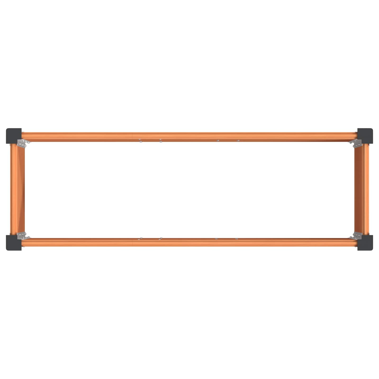 Letto rialzato da giardino Marrone 150 x 50 x 91 cm | homemem39