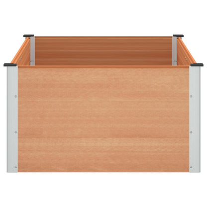 Letto rialzato da giardino Marrone 150 x 100 x 54 cm | homemem39