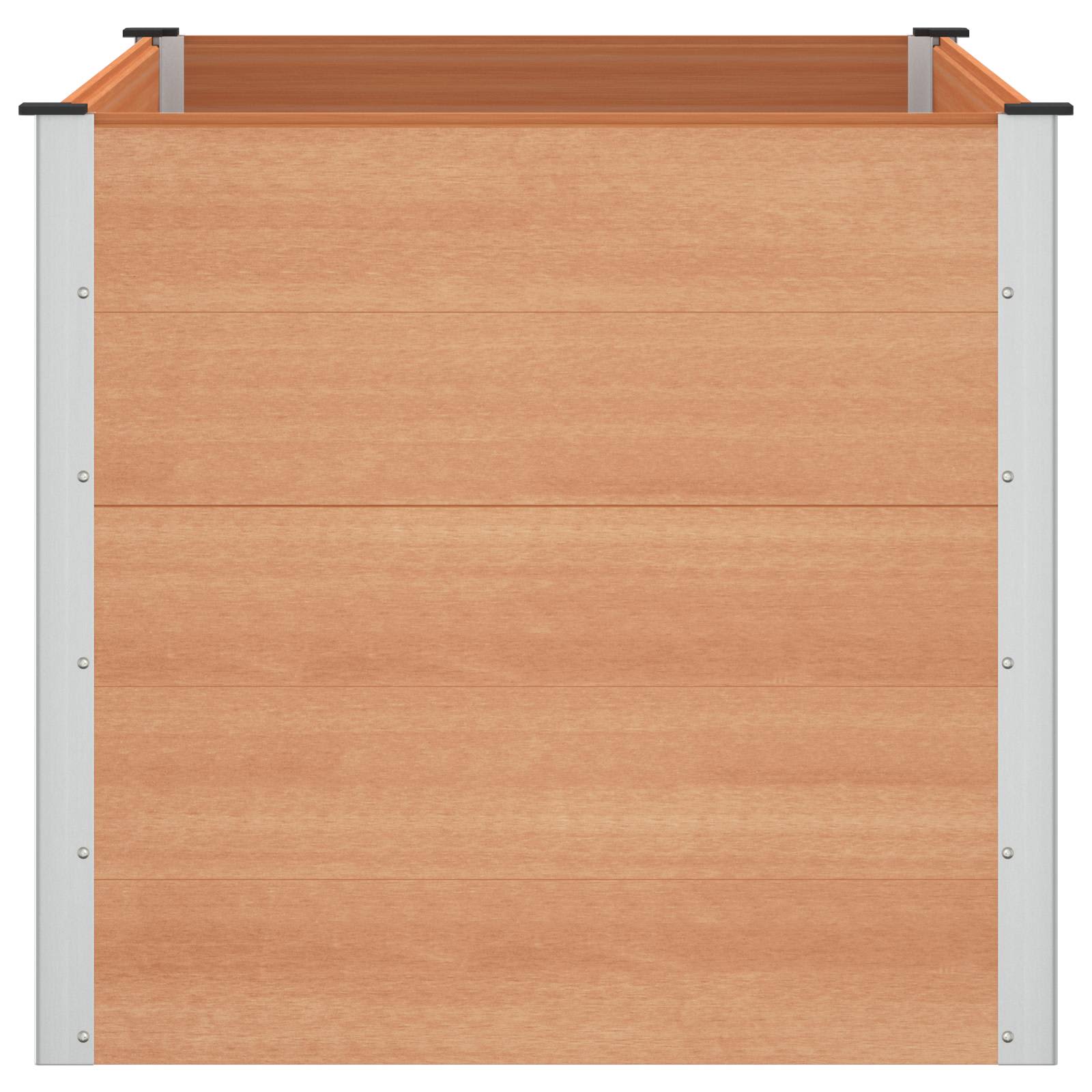 Letto rialzato da giardino Marrone 150 x 100 x 91 cm | homemem39