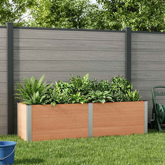 Letto rialzato da giardino Marrone 200 x 50 x 54 cm