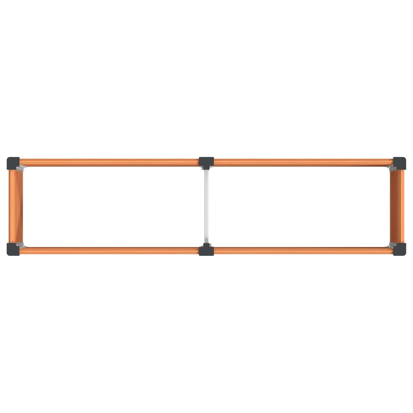 Letto rialzato da giardino Marrone 200 x 50 x 54 cm | homemem39
