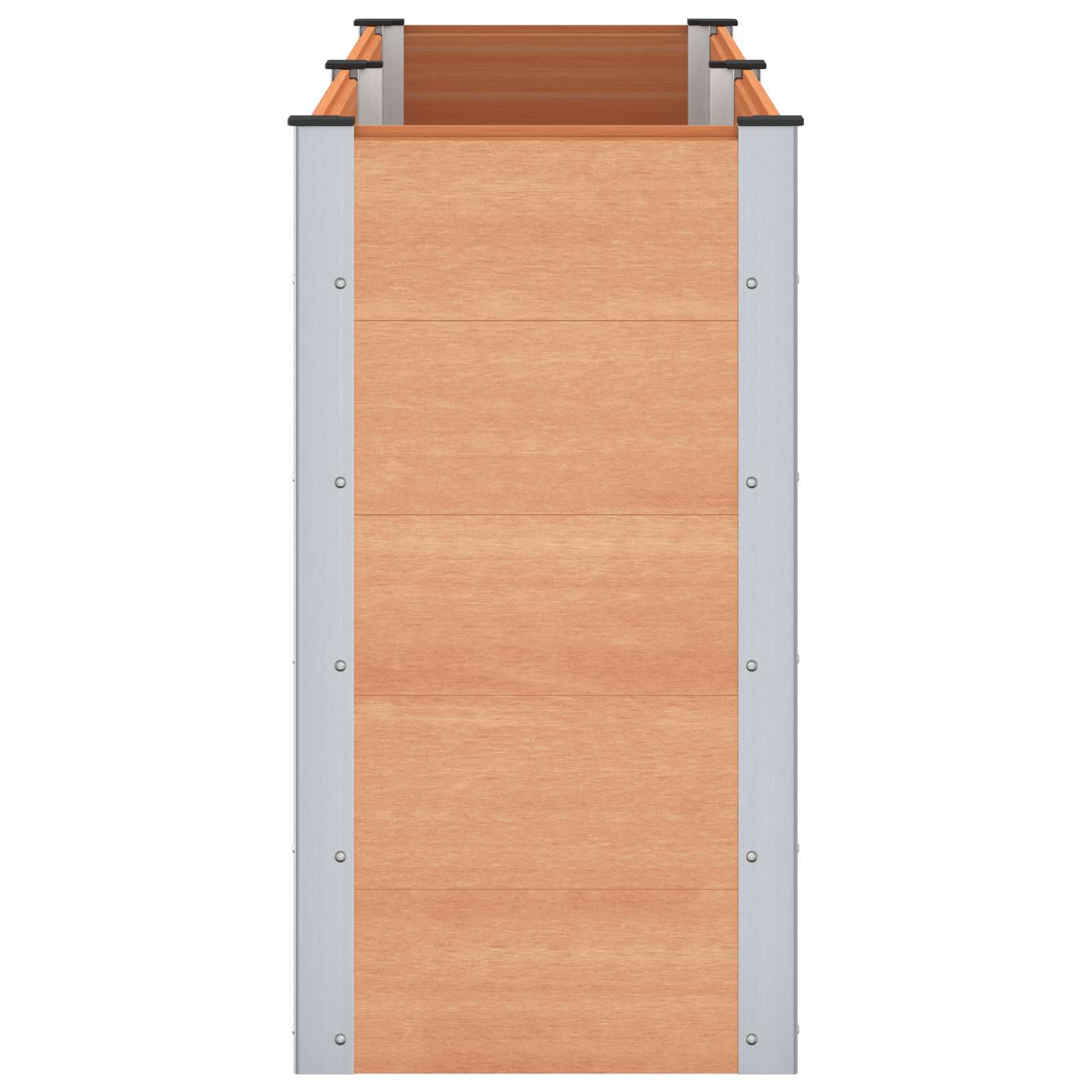 Letto rialzato da giardino Marrone 200 x 50 x 91 cm | homemem39