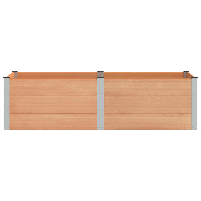 Letto rialzato da giardino Marrone 200 x 100 x 54 cm | homemem39