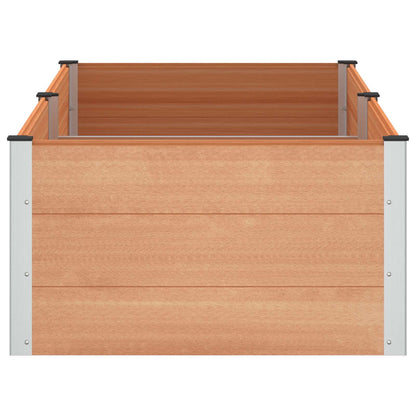 Letto rialzato da giardino Marrone 200 x 100 x 54 cm | homemem39