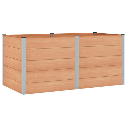 Letto rialzato da giardino Marrone 200 x 100 x 91 cm | homemem39