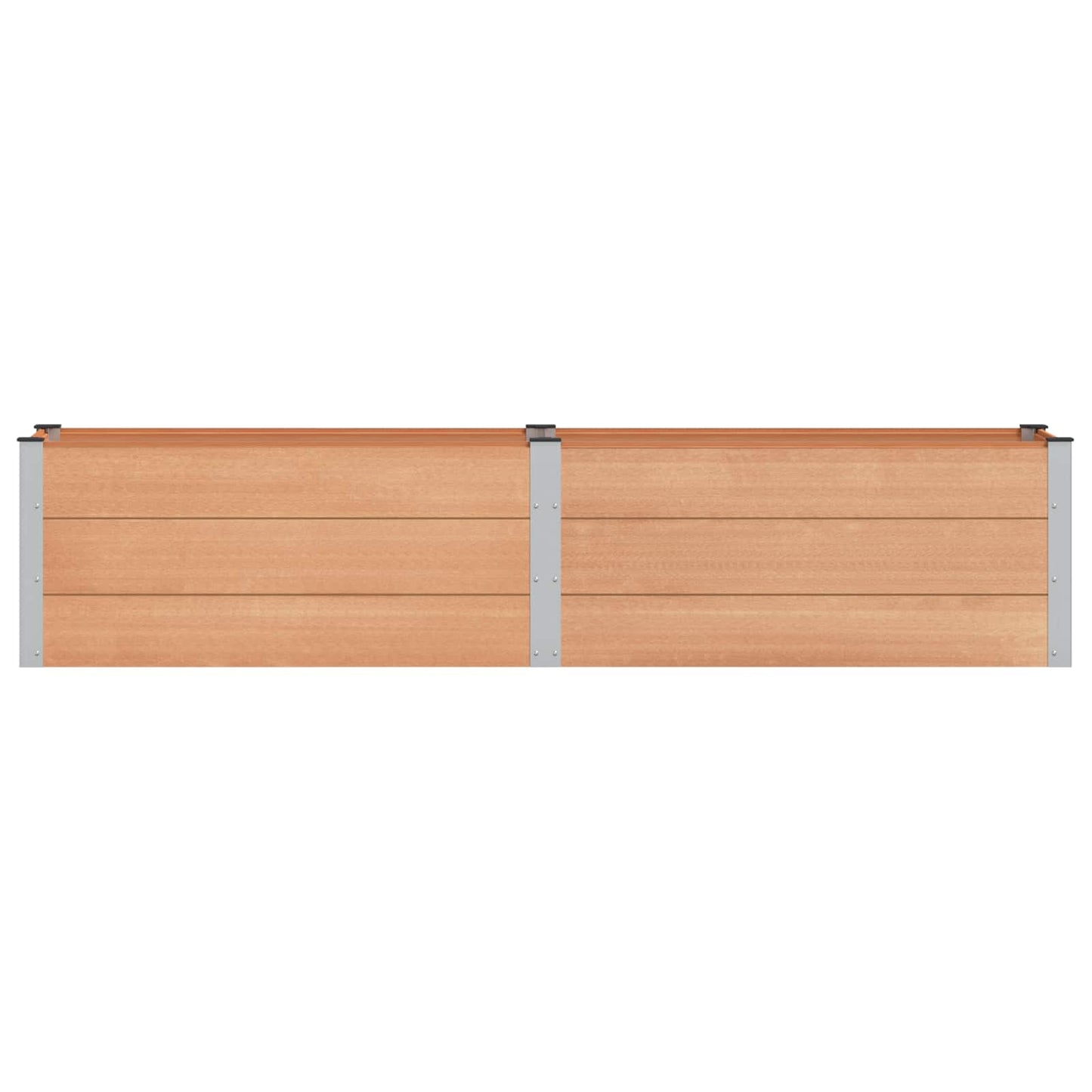Letto rialzato da giardino Marrone 250 x 50 x 54 cm
