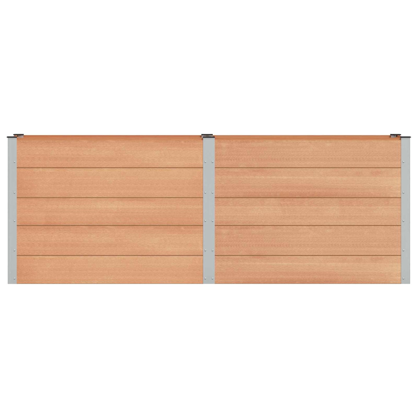 Letto rialzato da giardino Marrone 250 x 50 x 91 cm | homemem39