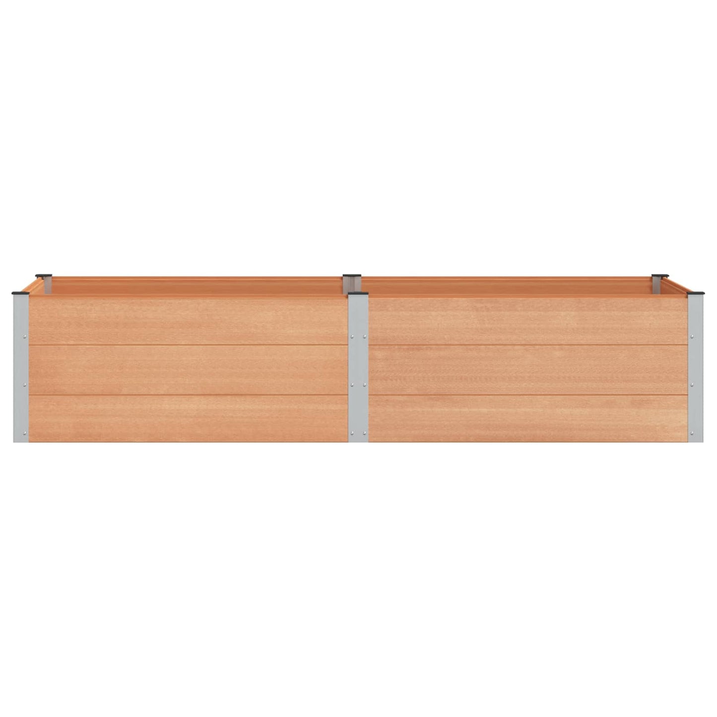 Letto rialzato da giardino Marrone 250 x 100 x 54 cm | homemem39