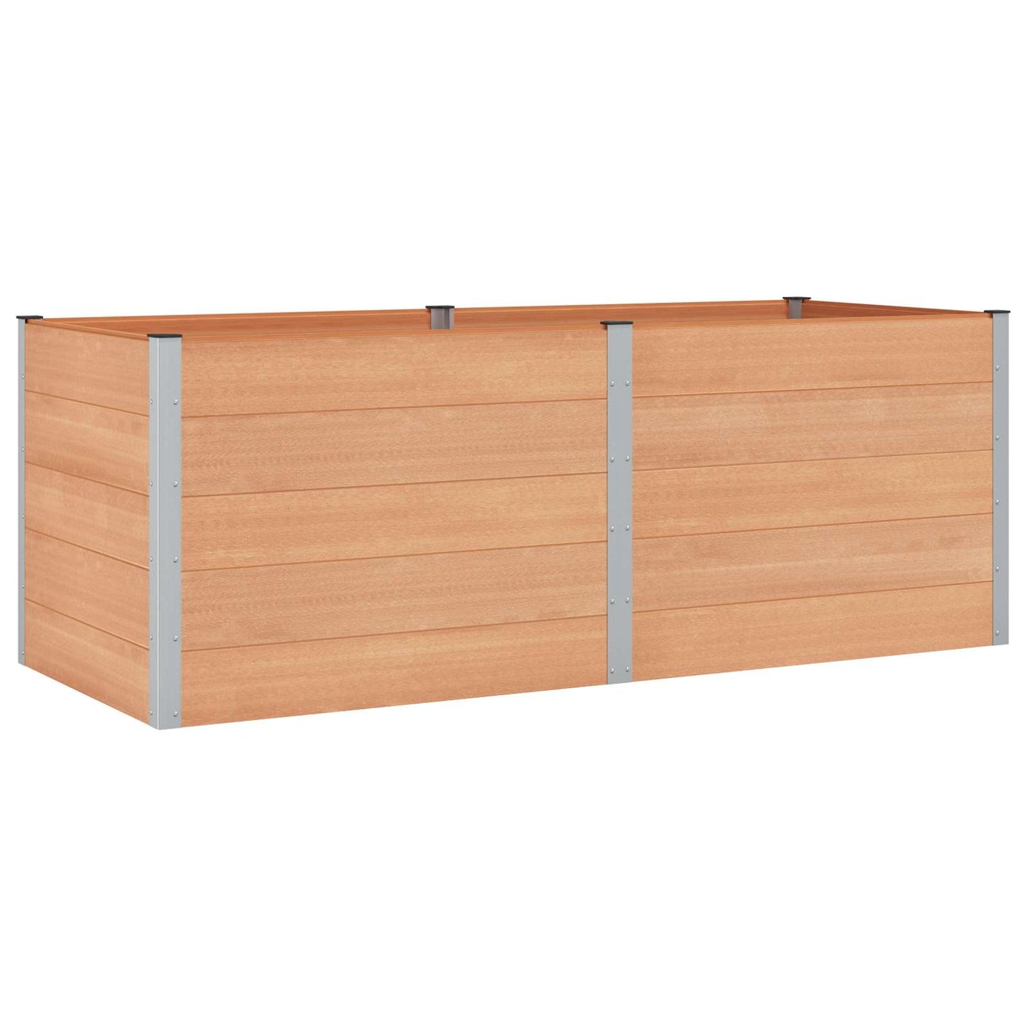 Letto rialzato da giardino Marrone 250 x 100 x 91 cm | homemem39