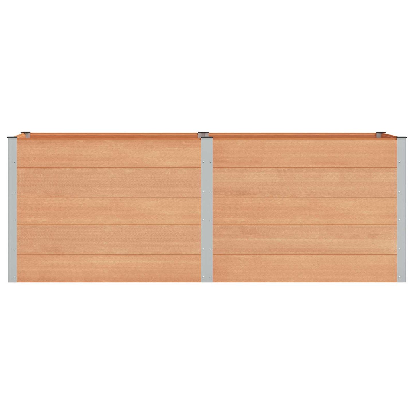 Letto rialzato da giardino Marrone 250 x 100 x 91 cm | homemem39