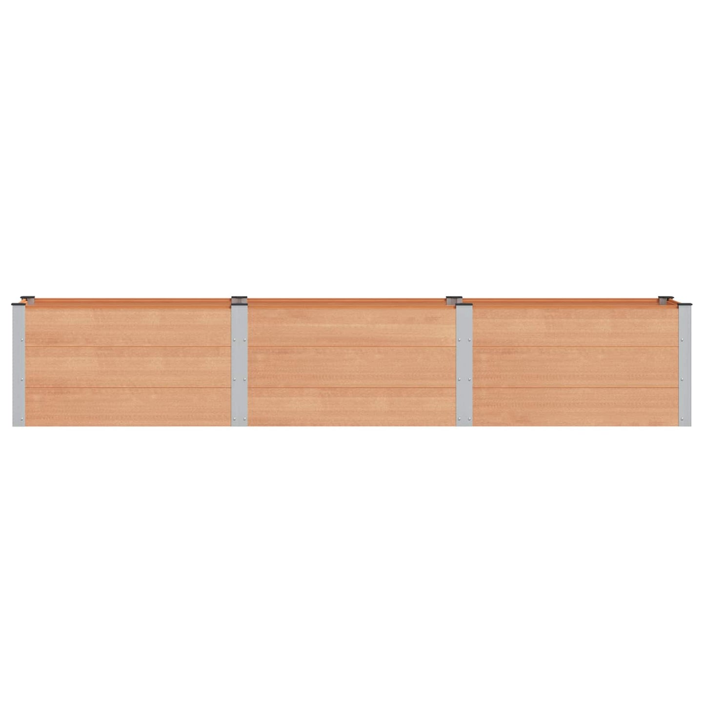 Letto rialzato da giardino Marrone 300 x 50 x 54 cm | homemem39