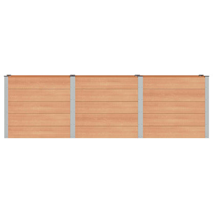 Letto rialzato da giardino Marrone 300 x 50 x 91 cm | homemem39