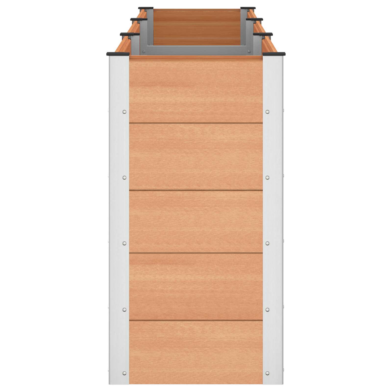 Letto rialzato da giardino Marrone 300 x 50 x 91 cm | homemem39