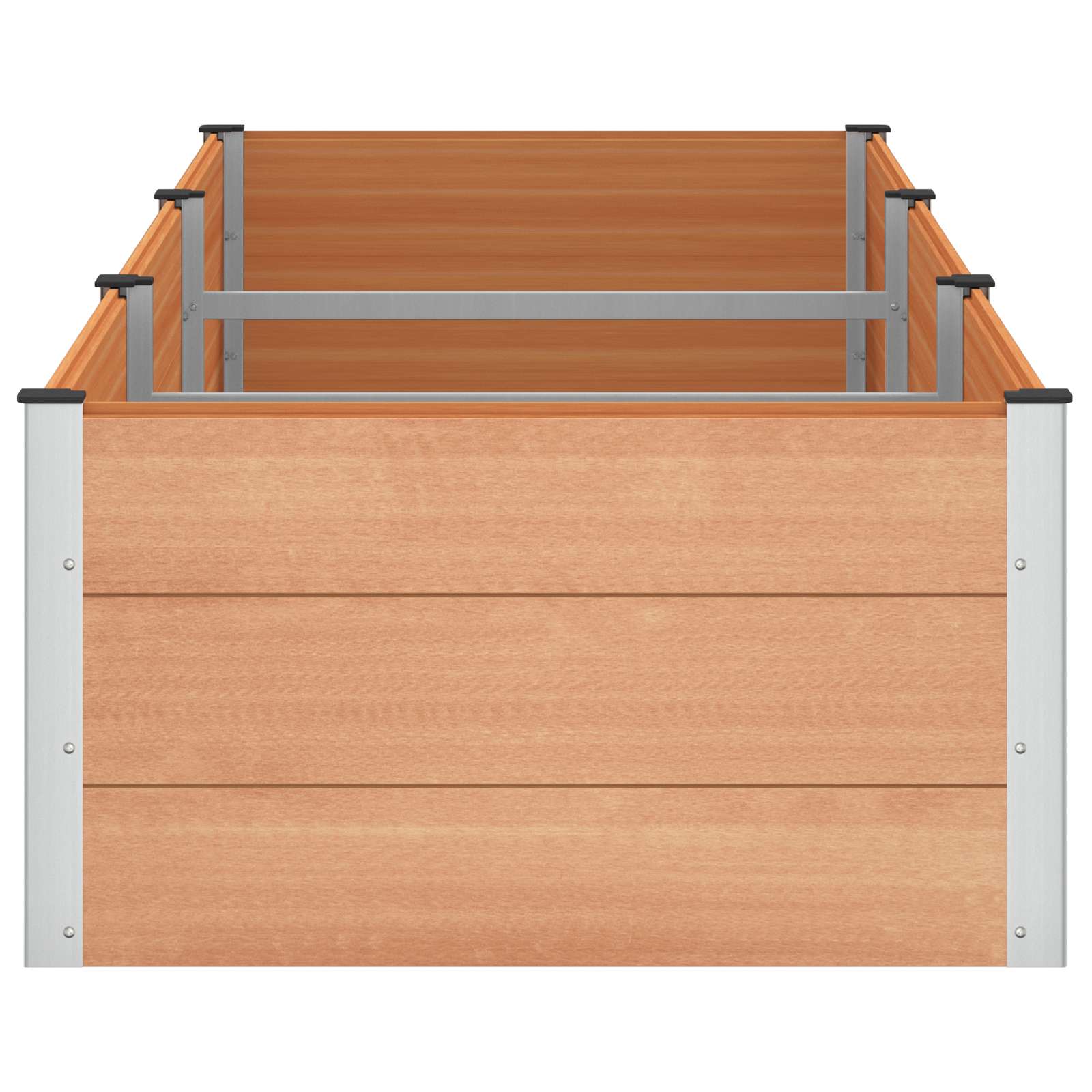 Letto rialzato da giardino Marrone 300 x 100 x 54 cm | homemem39