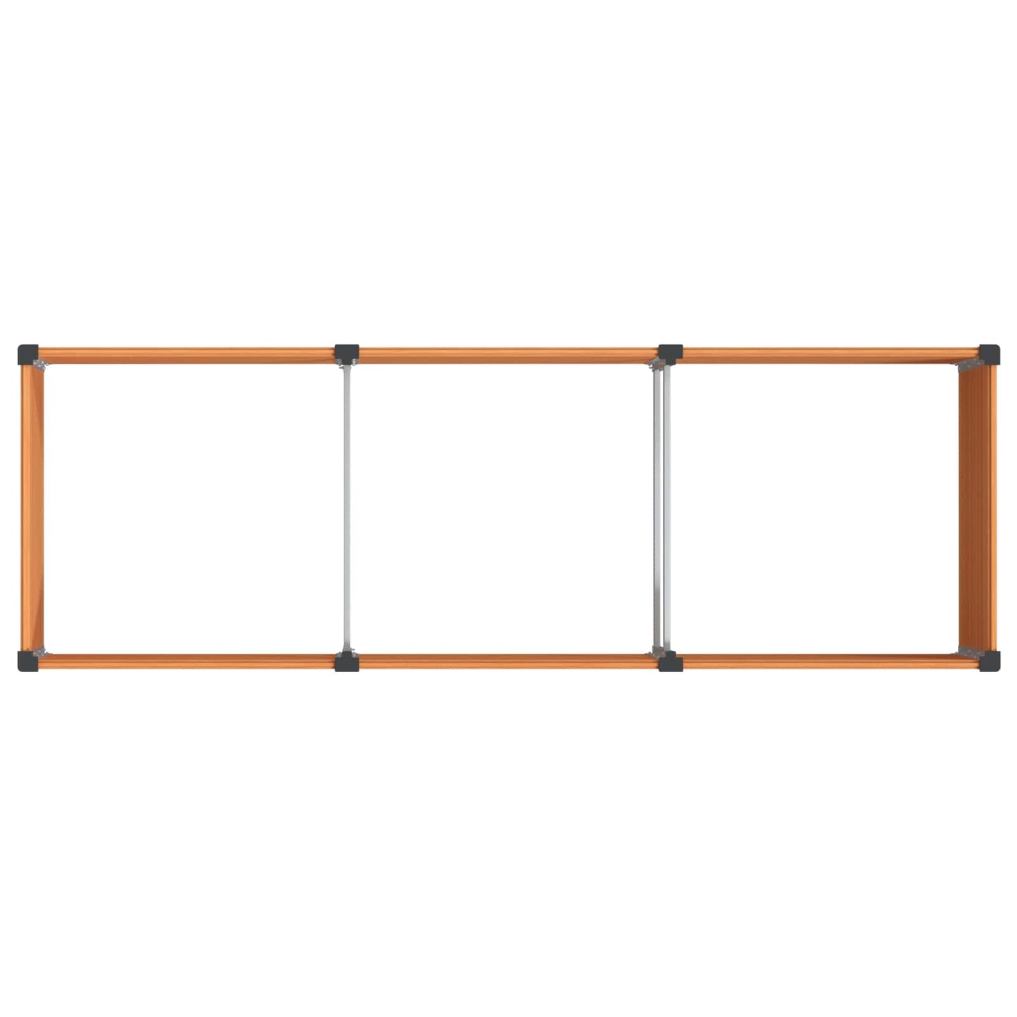 Letto rialzato da giardino Marrone 300 x 100 x 54 cm | homemem39