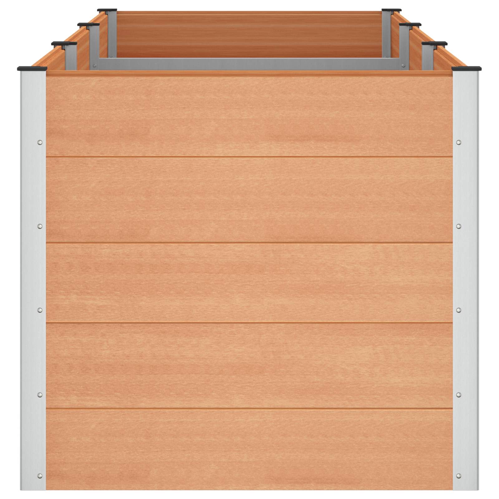 Letto rialzato da giardino Marrone 300 x 100 x 91 cm | homemem39