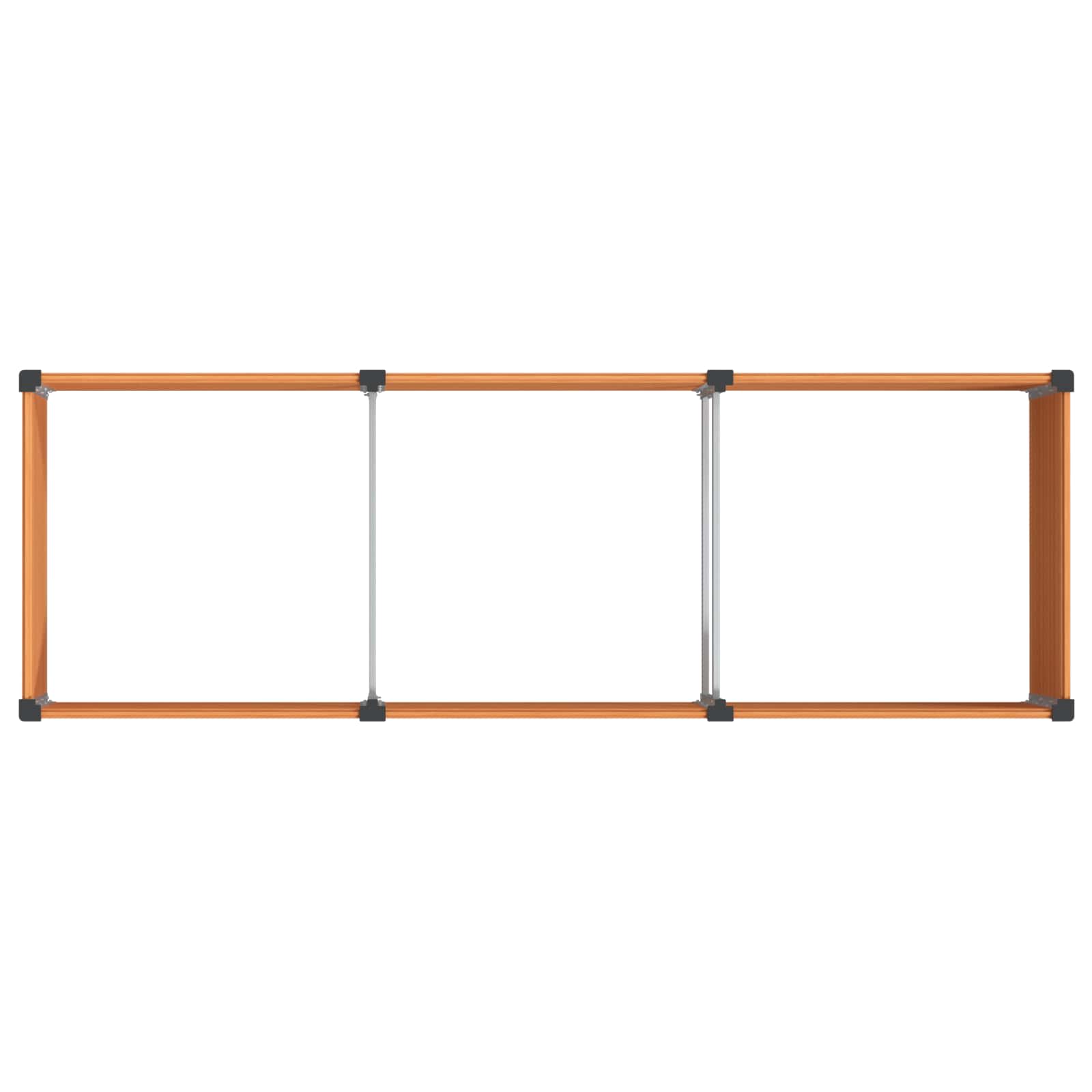 Letto rialzato da giardino Marrone 300 x 100 x 91 cm | homemem39