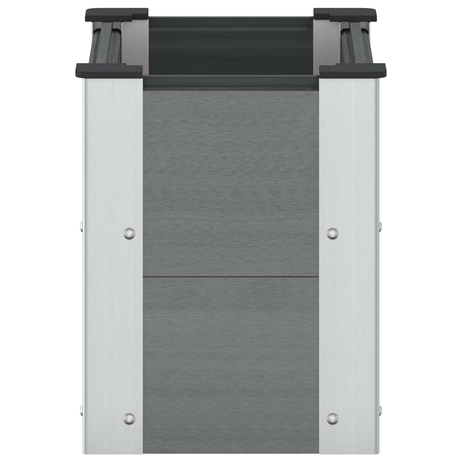 Letto rialzato da giardino Grigio 50 x 30 x 36 cm | homemem39