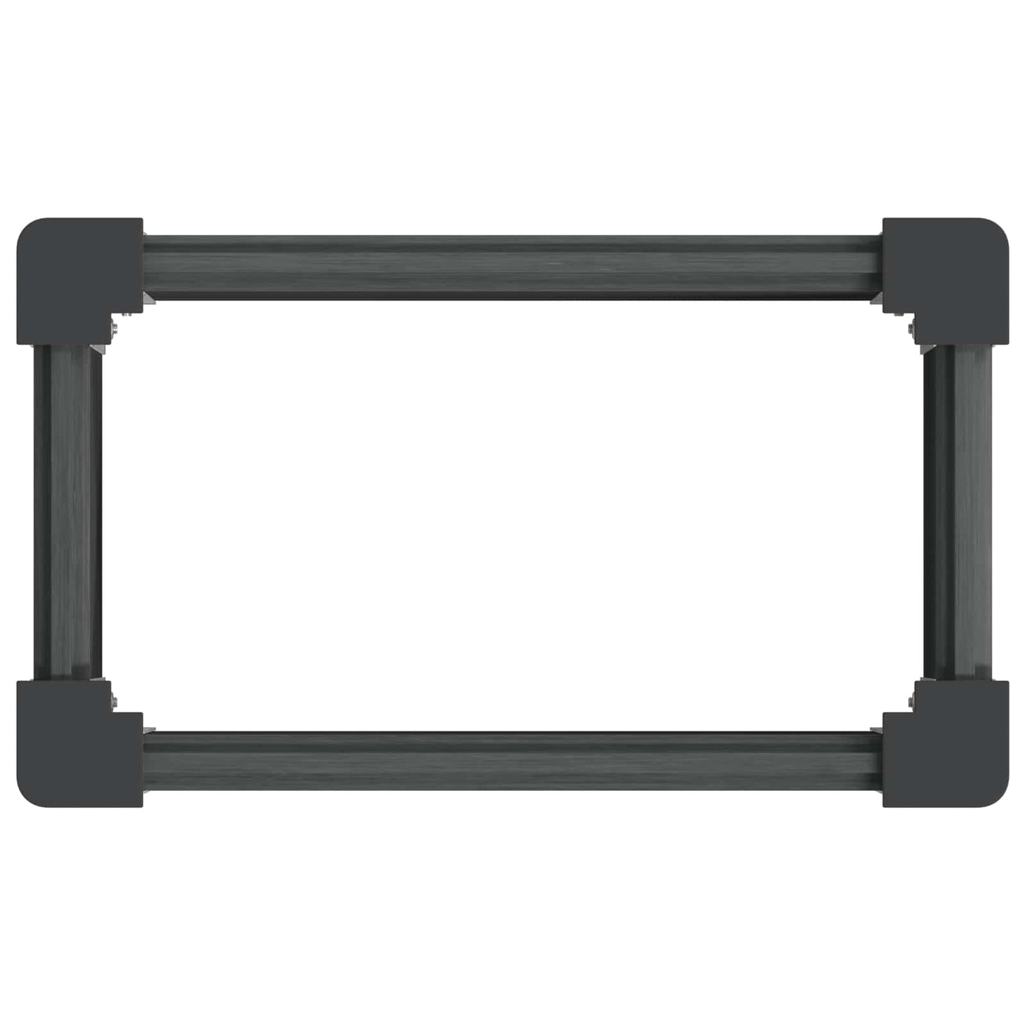 Letto rialzato da giardino Grigio 50 x 30 x 36 cm | homemem39
