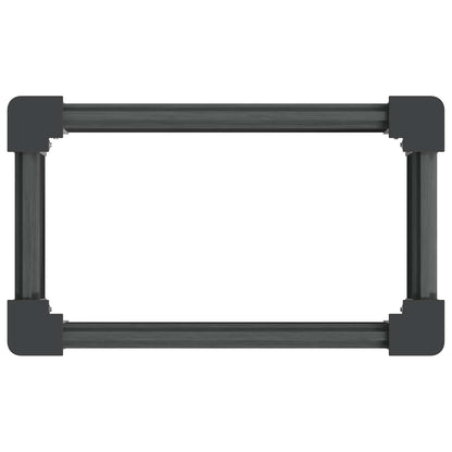 Letto rialzato da giardino Grigio 50 x 30 x 72 cm | homemem39